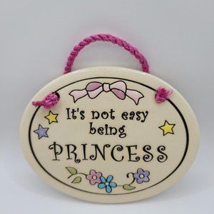 Trinity Pottery Princess Plaque